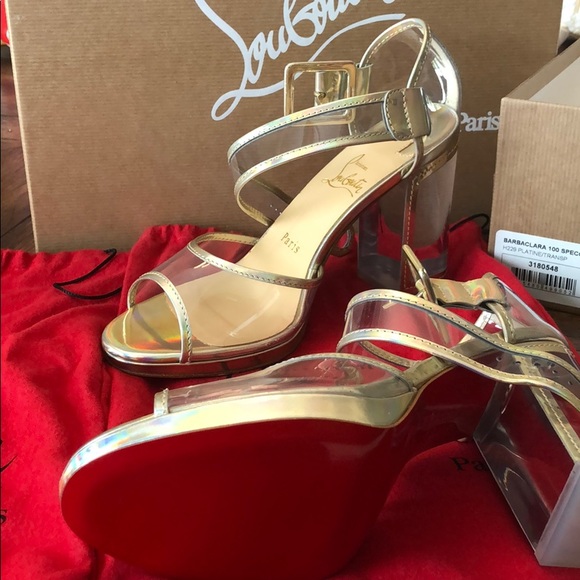 Barbaclara Christian Louboutin Heels - Picture 1 of 8
